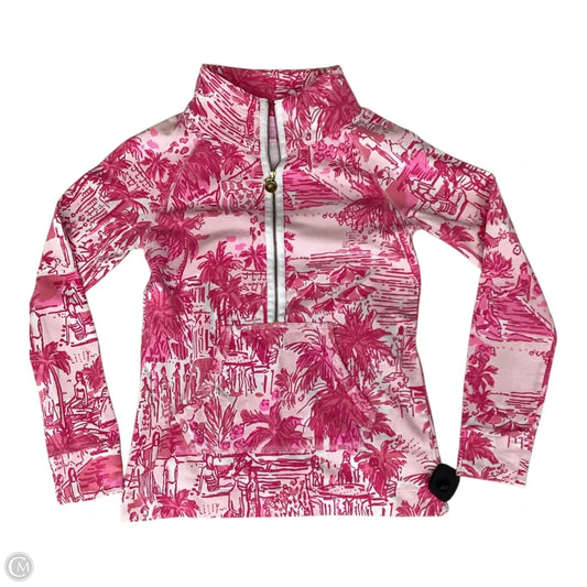 Top Long Sleeve Designer By Lilly Pulitzer In Pink, Size: Xs
