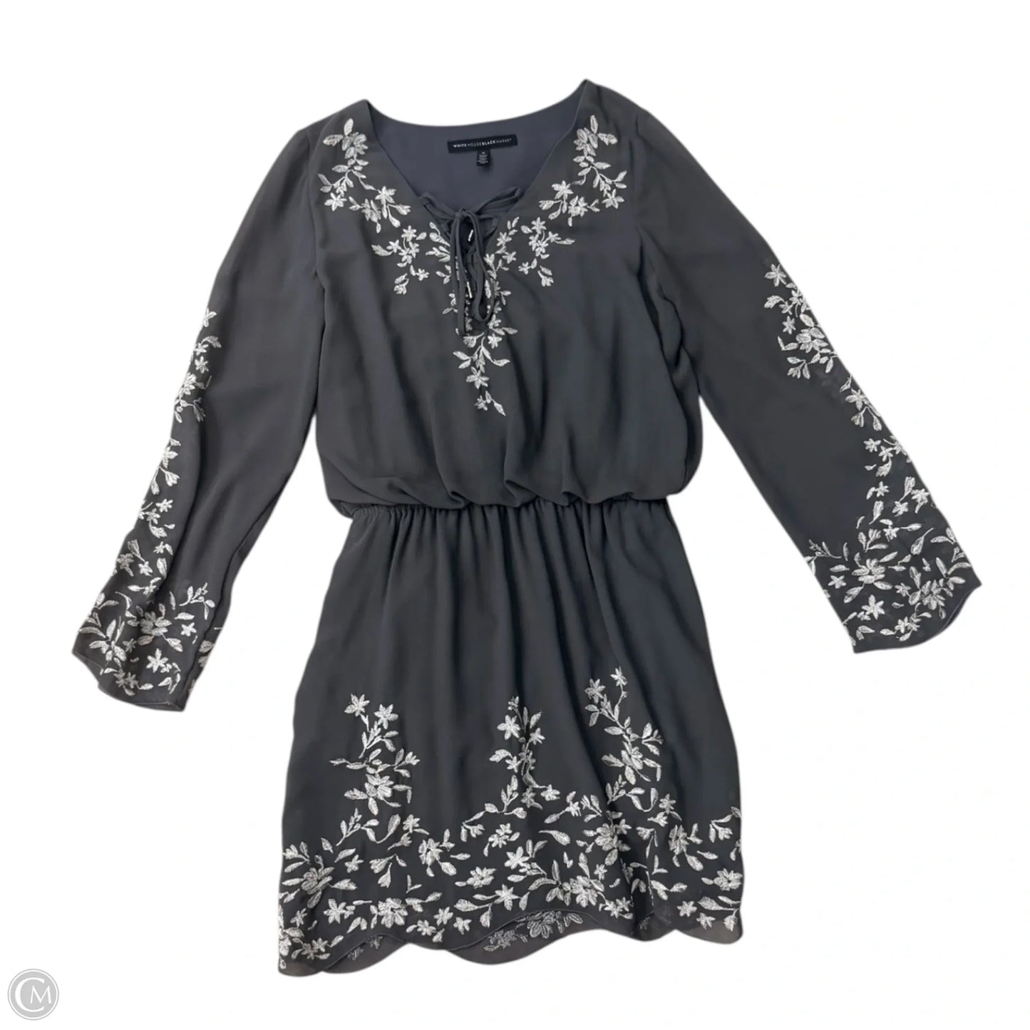 Dress Party Short By White House Black Market In Grey, Size: 0
