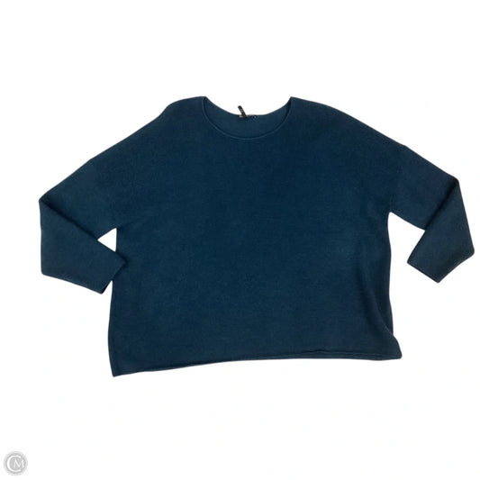 Sweater By Eileen Fisher In Green, Size: 1x