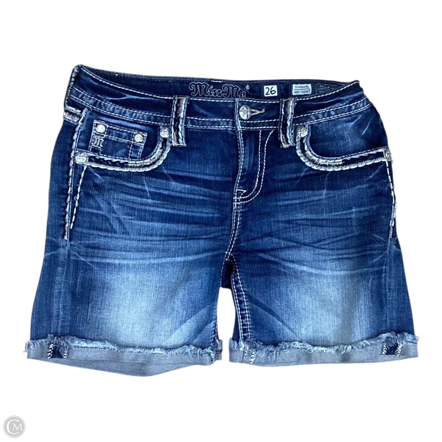 Shorts By Miss Me In Blue Denim, Size: 2