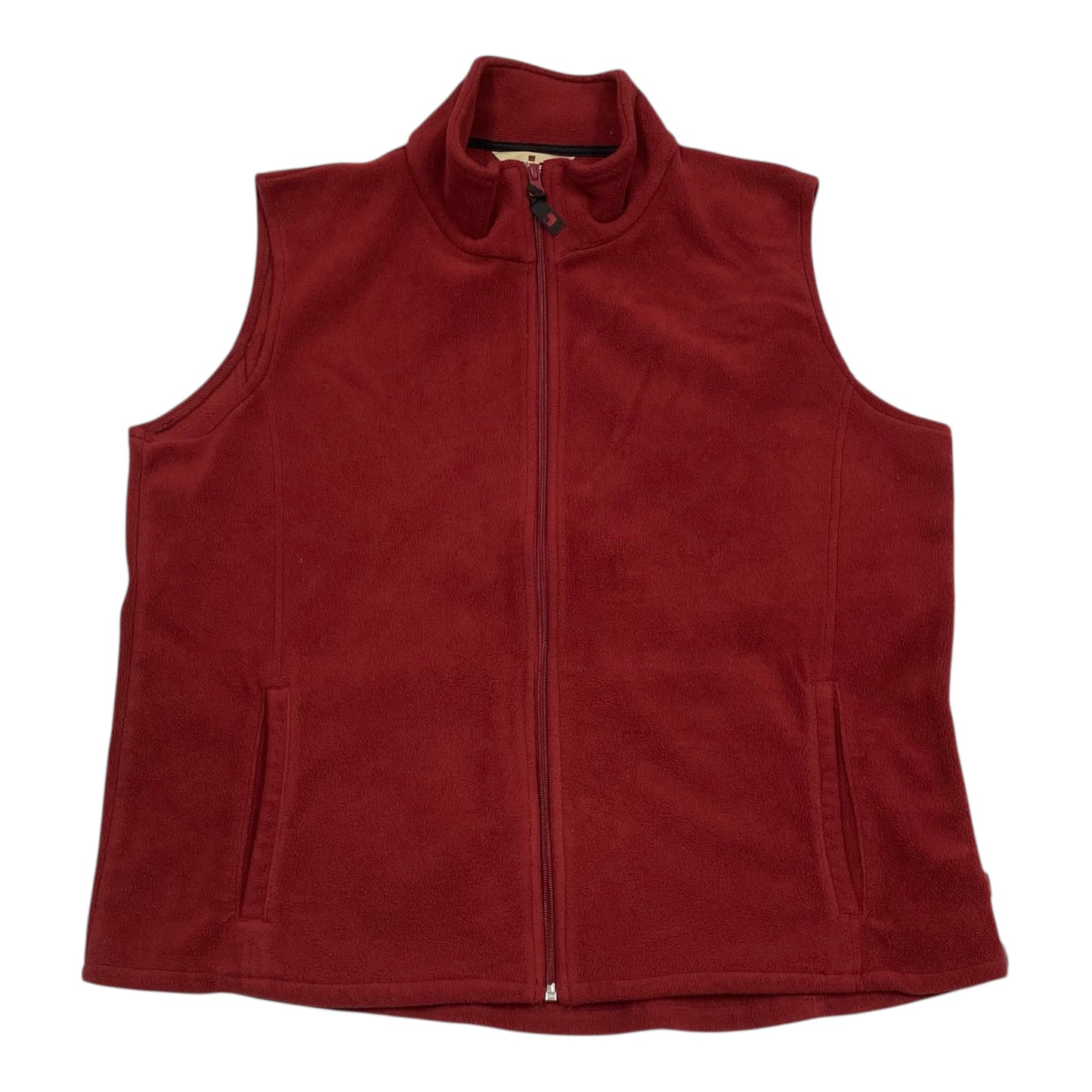 Vest Fleece By Woolrich In Red, Size:Xl