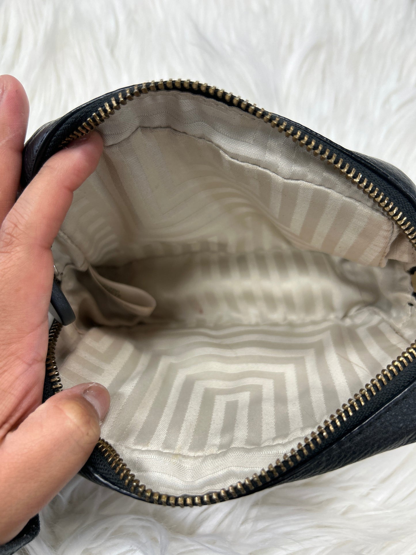 Crossbody Designer By Kate Spade In Black & Brown, Size:Small