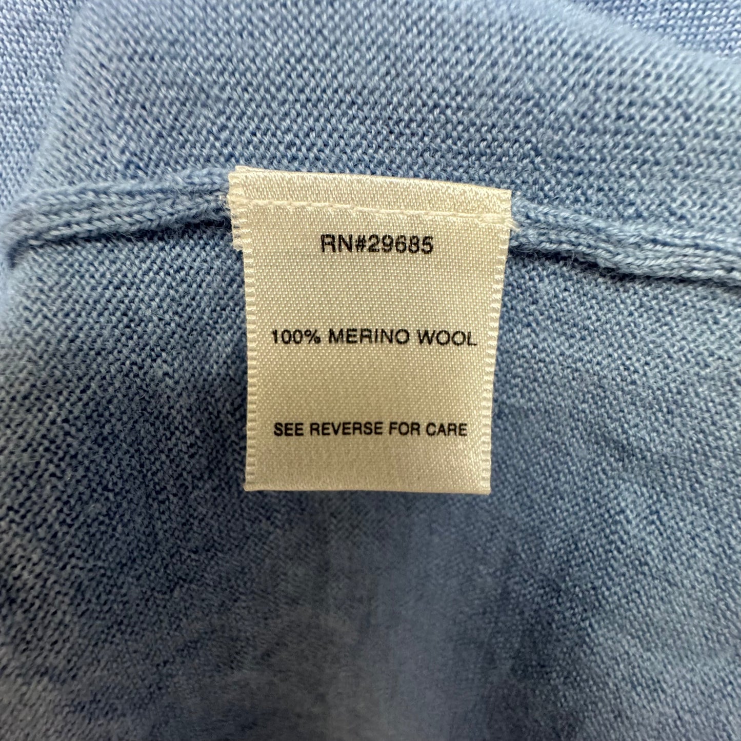 Merino Wool Top Sleeveless By Pendleton In Blue, Size: L