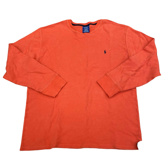 Top Ls By Polo Ralph Lauren In Orange, Size:2X