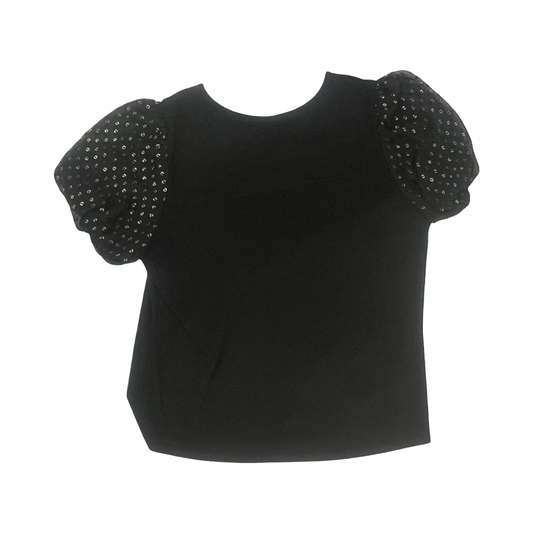 Blouse Ss By Love Scarlett In Black, Size:L