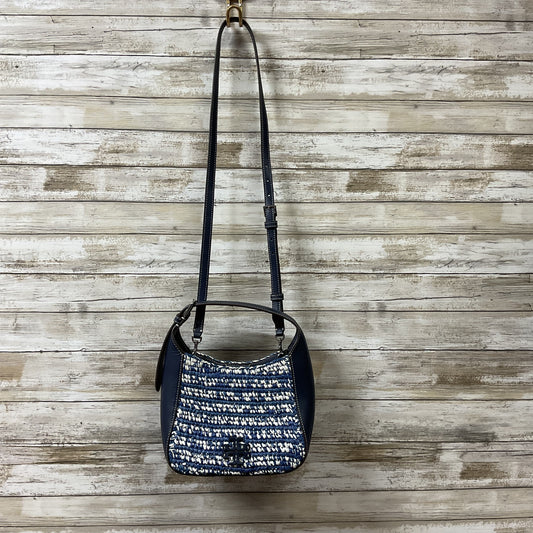 Handbag Designer By Tory Burch In Navy, Size:Small