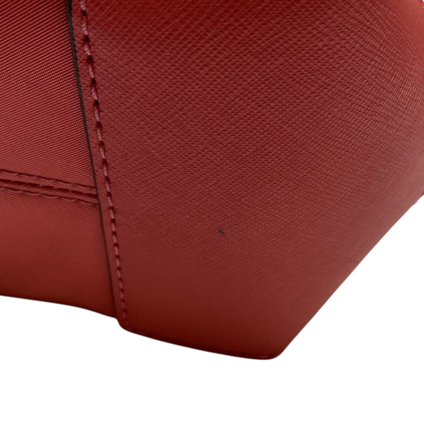 Handbag Designer By Michael Kors In Red, Size:Medium