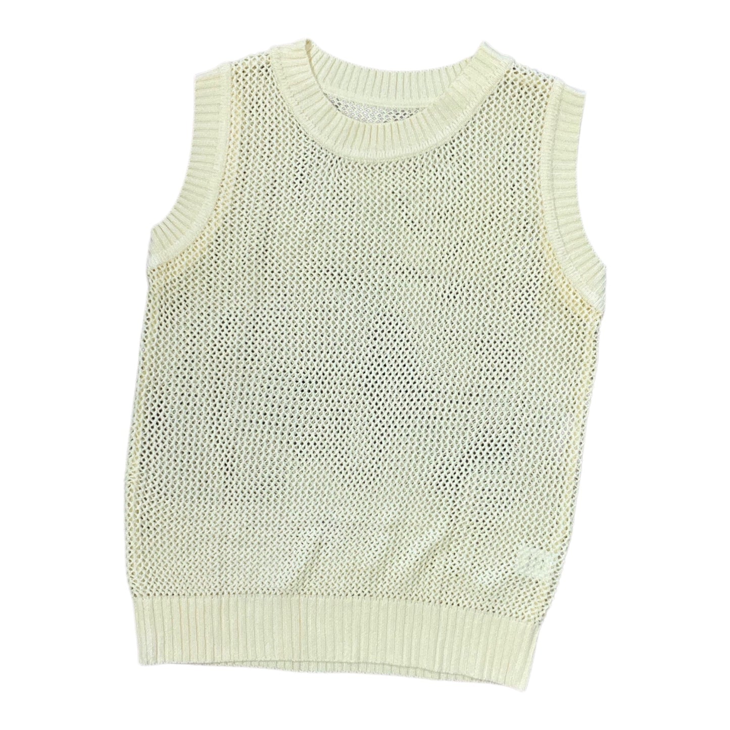 Top Sleeveless By Clothes Mentor In Yellow, Size:L