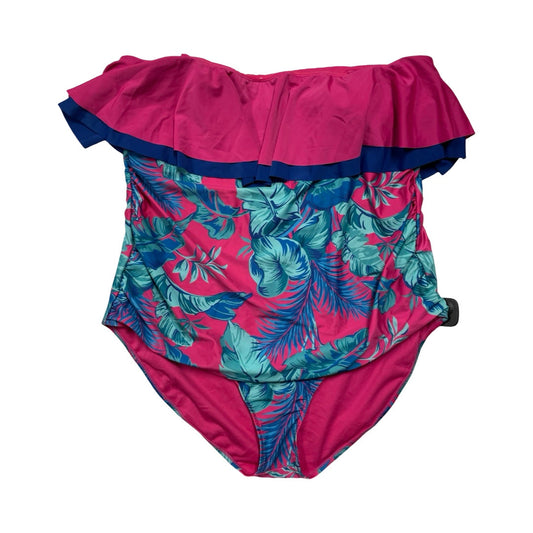 Swimsuit By Oasis Society In Multi, Size:3X