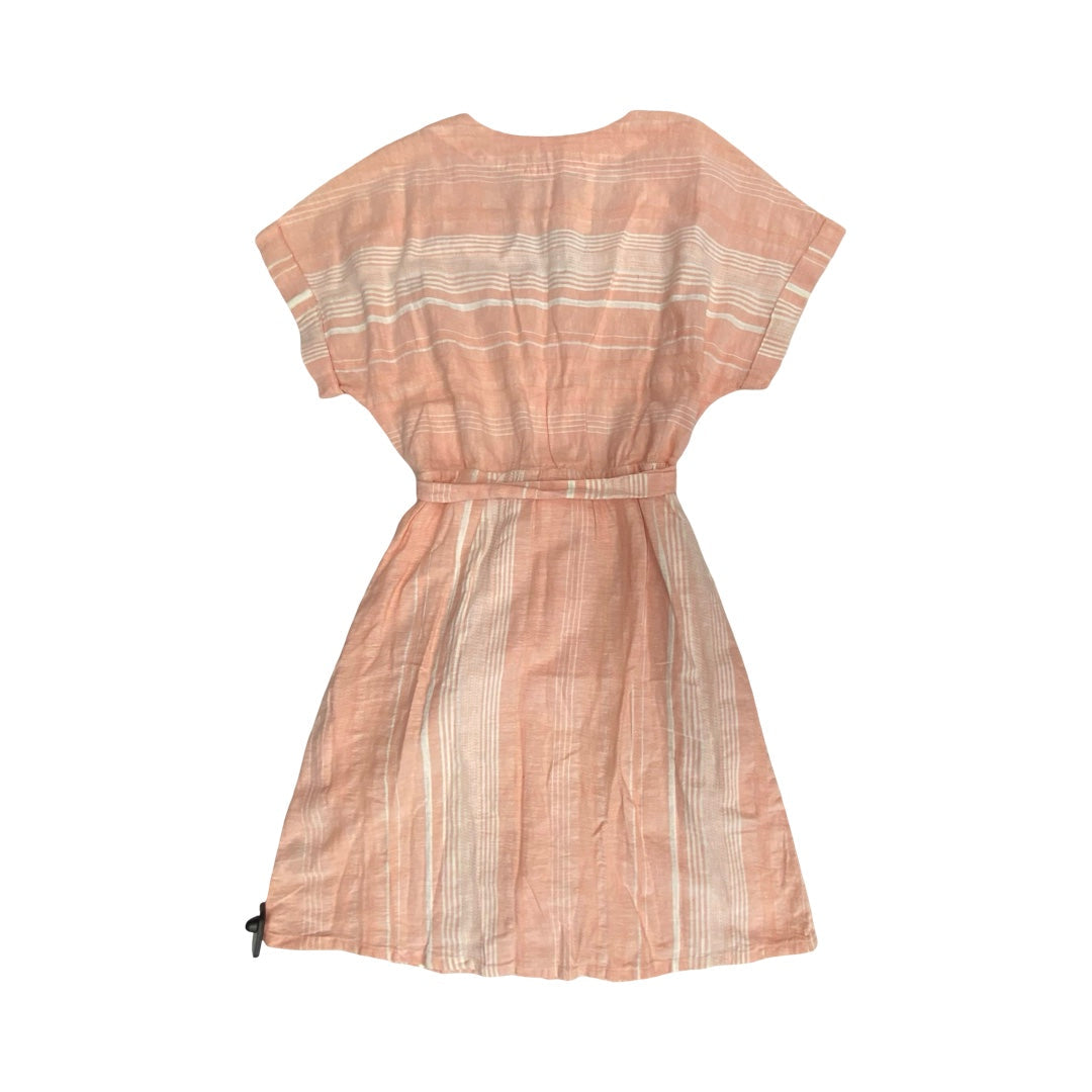 Dress Party Midi By Carve Designs In Pink & White, Size:Xs