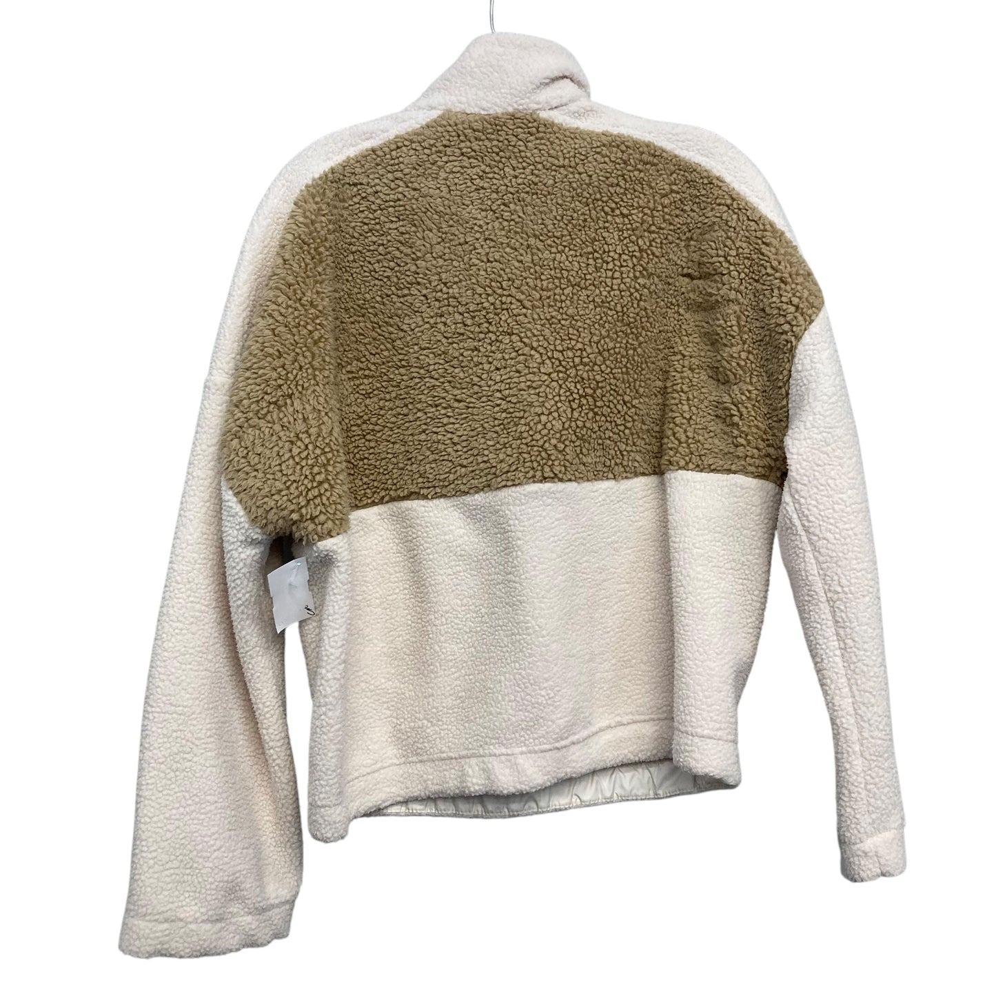 Jacket Faux Fur & Sherpa By Columbia In Cream, Size:M