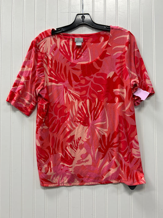Top Ss By Chicos In Red, Size:L
