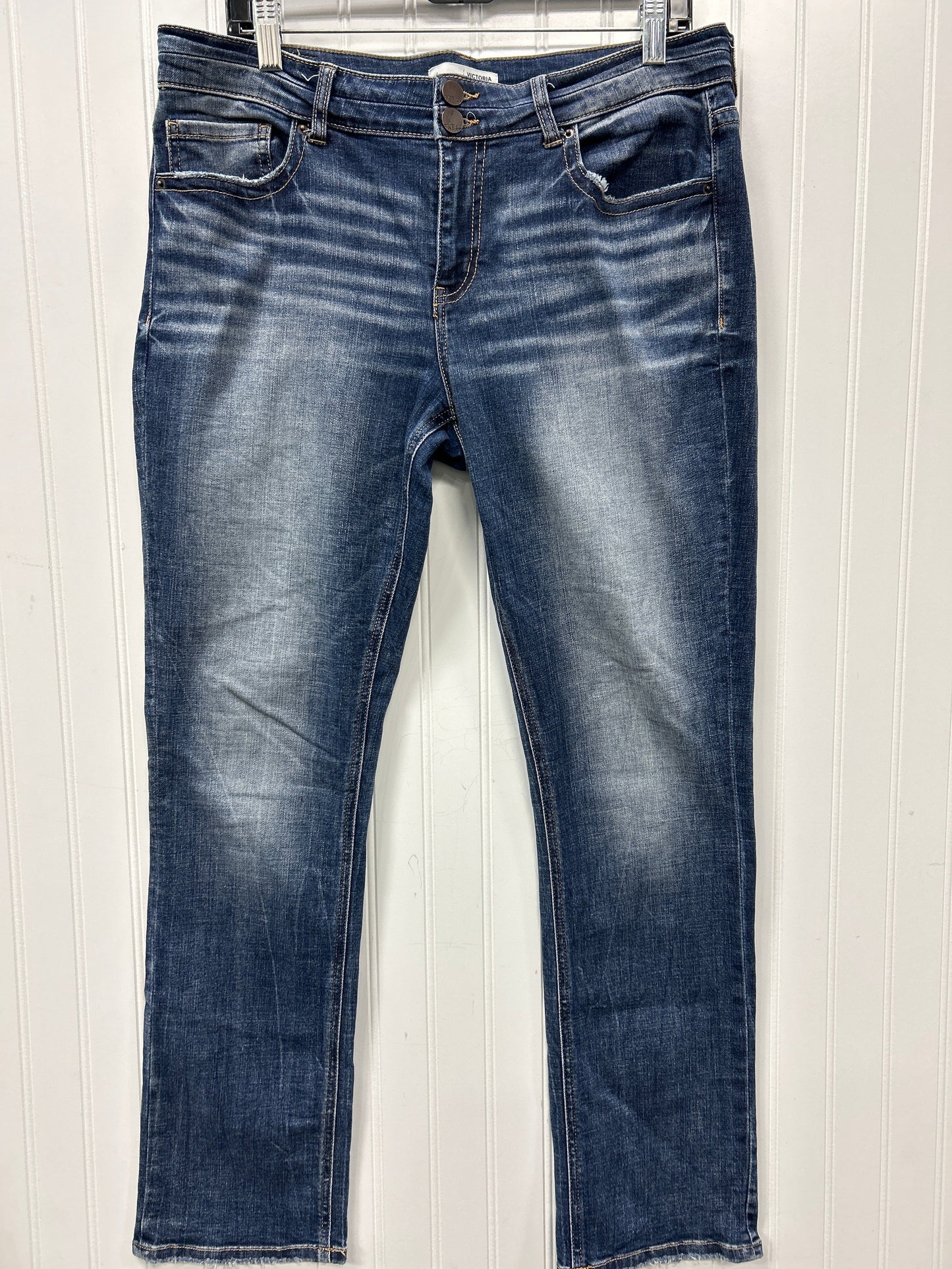 Jeans Straight By Bke In Blue Denim, Size:8