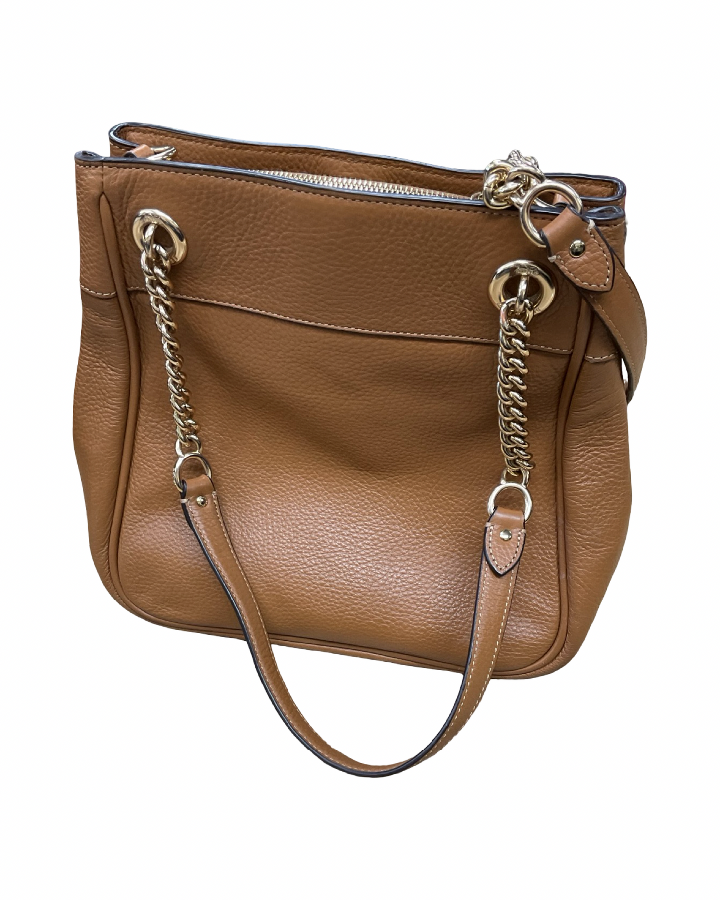 Handbag Designer By Coach In Brown, Size:Medium