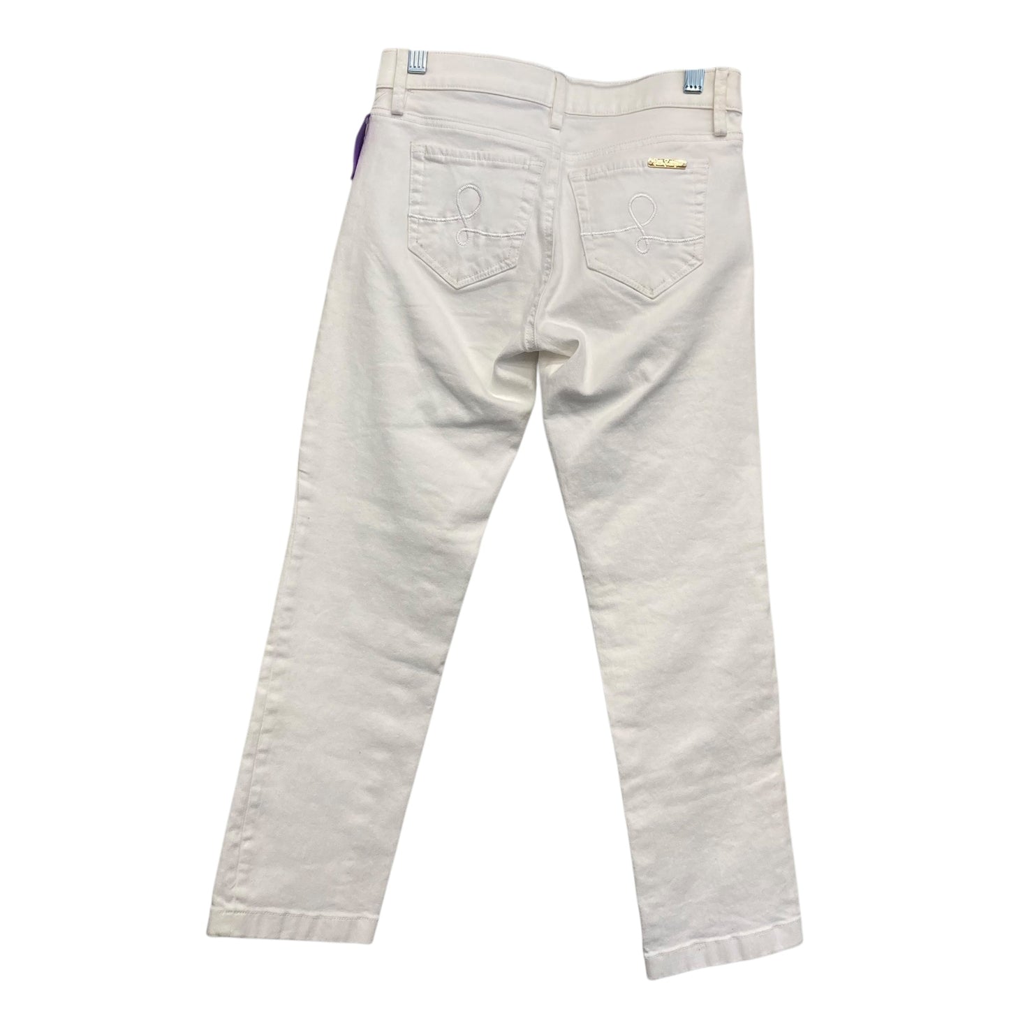Jeans Designer By Lilly Pulitzer In White, Size:0