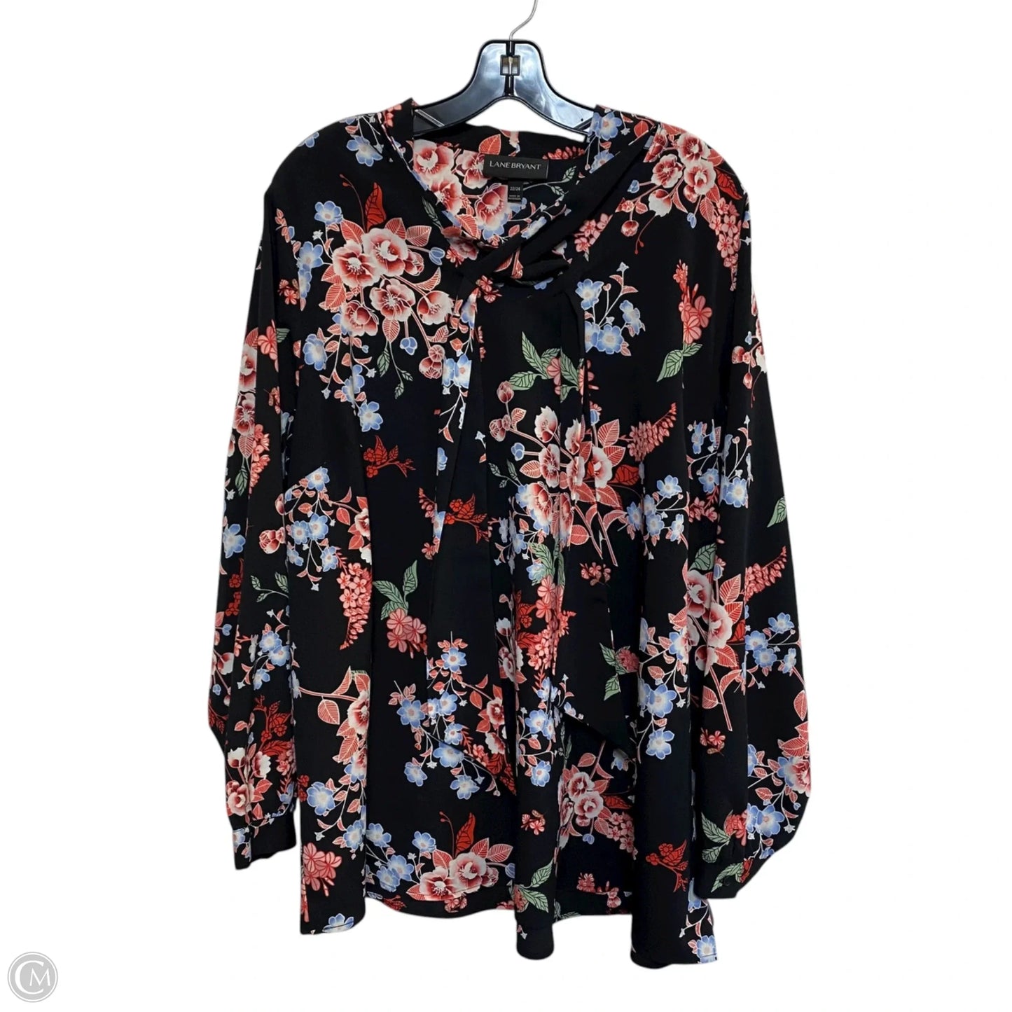 Top Long Sleeve By Lane Bryant In Black, Size: 3x