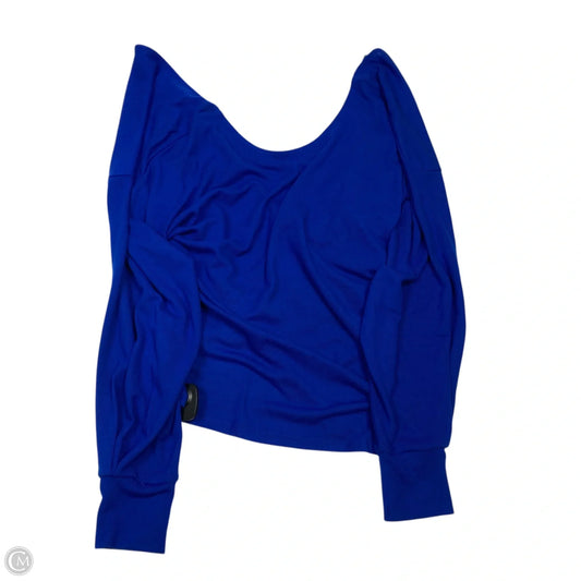 Top Long Sleeve By Eloquii In Blue, Size: 3x