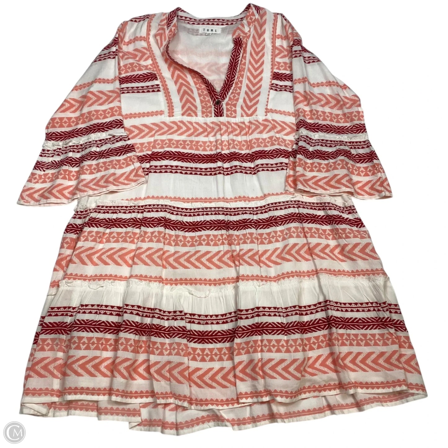 Dress Casual Short By Thml In Pink, Size: S