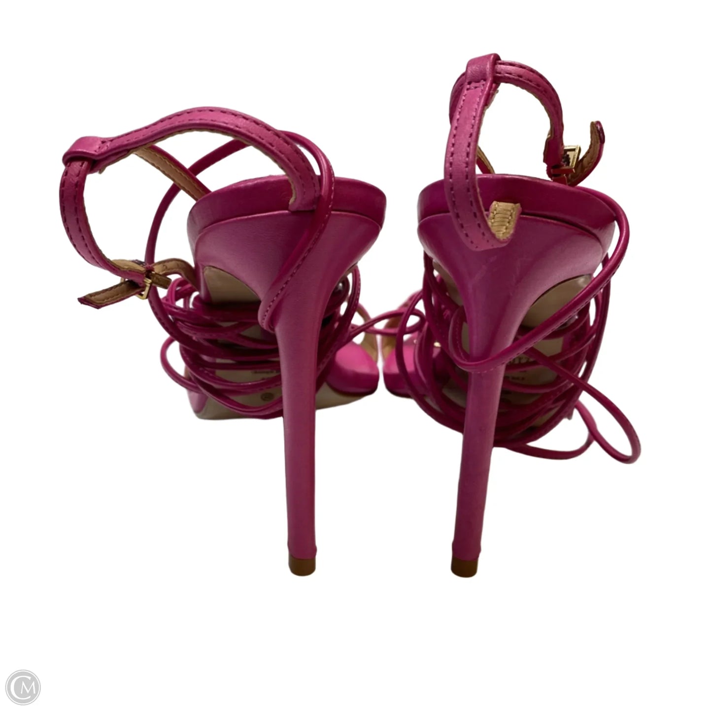 Sandals Heels Stiletto By Schutz In Pink, Size: 10