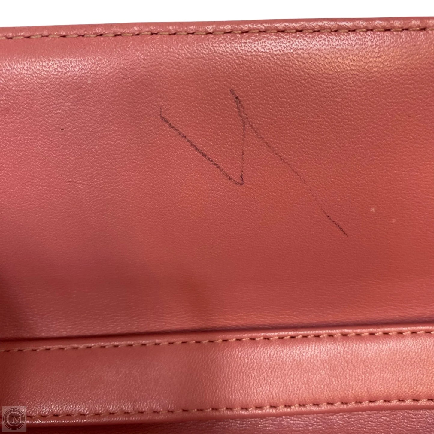 Handbag Leather By Jeon, Size: Small