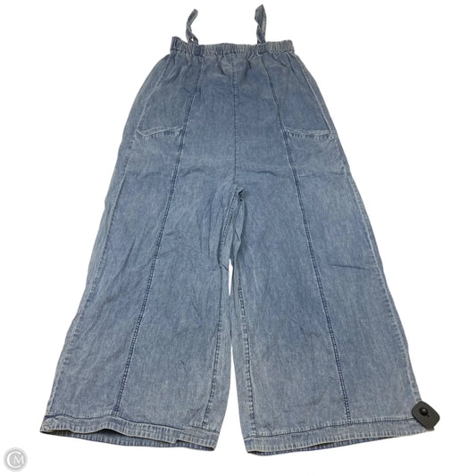 Jumpsuit By Easel In Blue Denim, Size: S