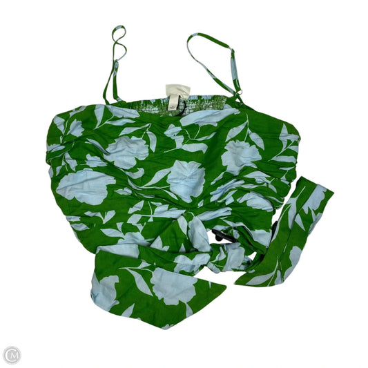 Top Sleeveless Designer By Kate Spade In Green, Size: 1x