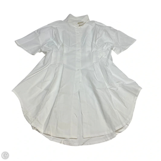 Dress Casual Short By Shein In White, Size: 1x