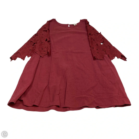 Dress Casual Short By Umgee In Red, Size: L
