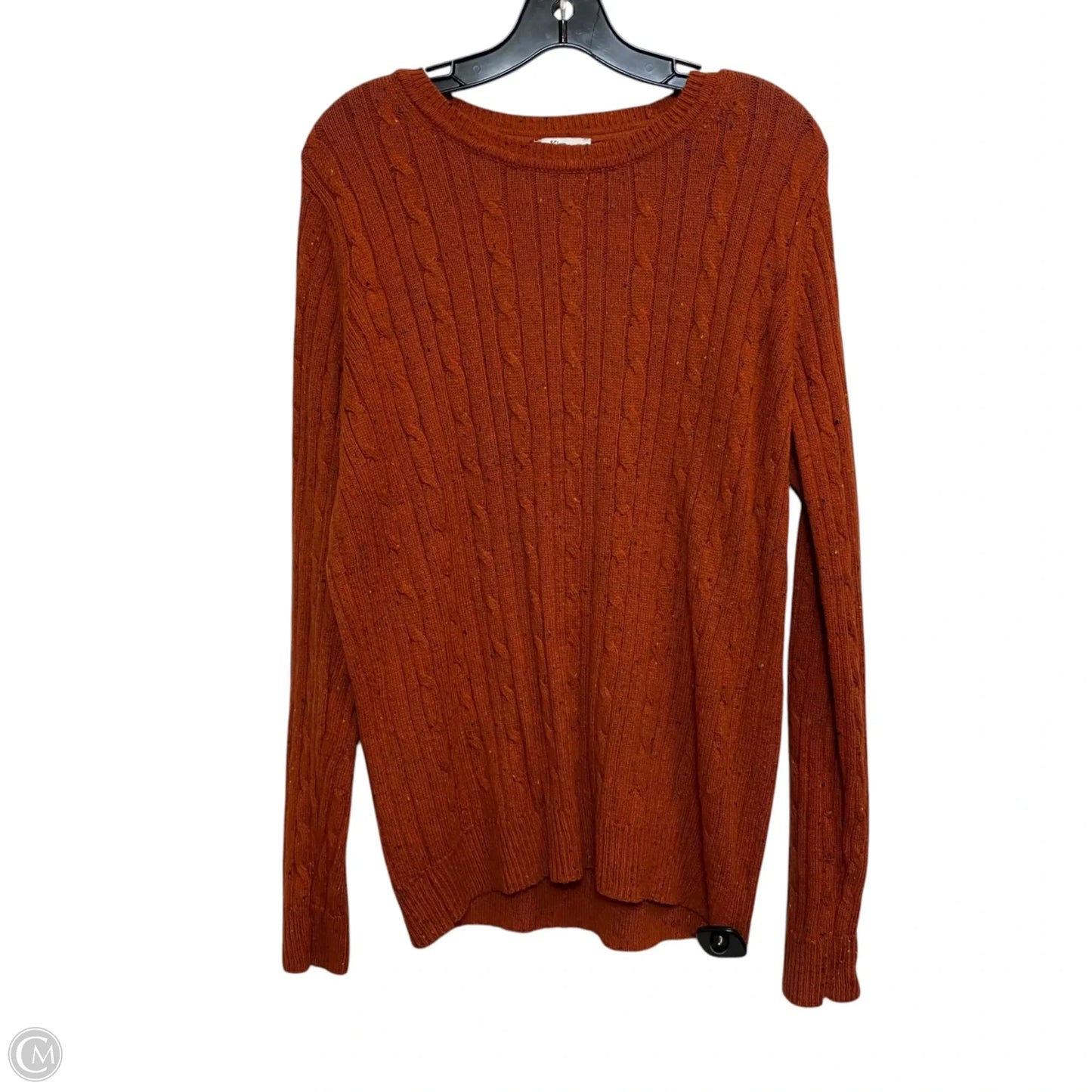 Sweater By Kim Rogers In Orange, Size: L