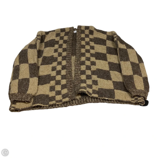 Sweater Cardigan By Emory Park In Brown, Size: S