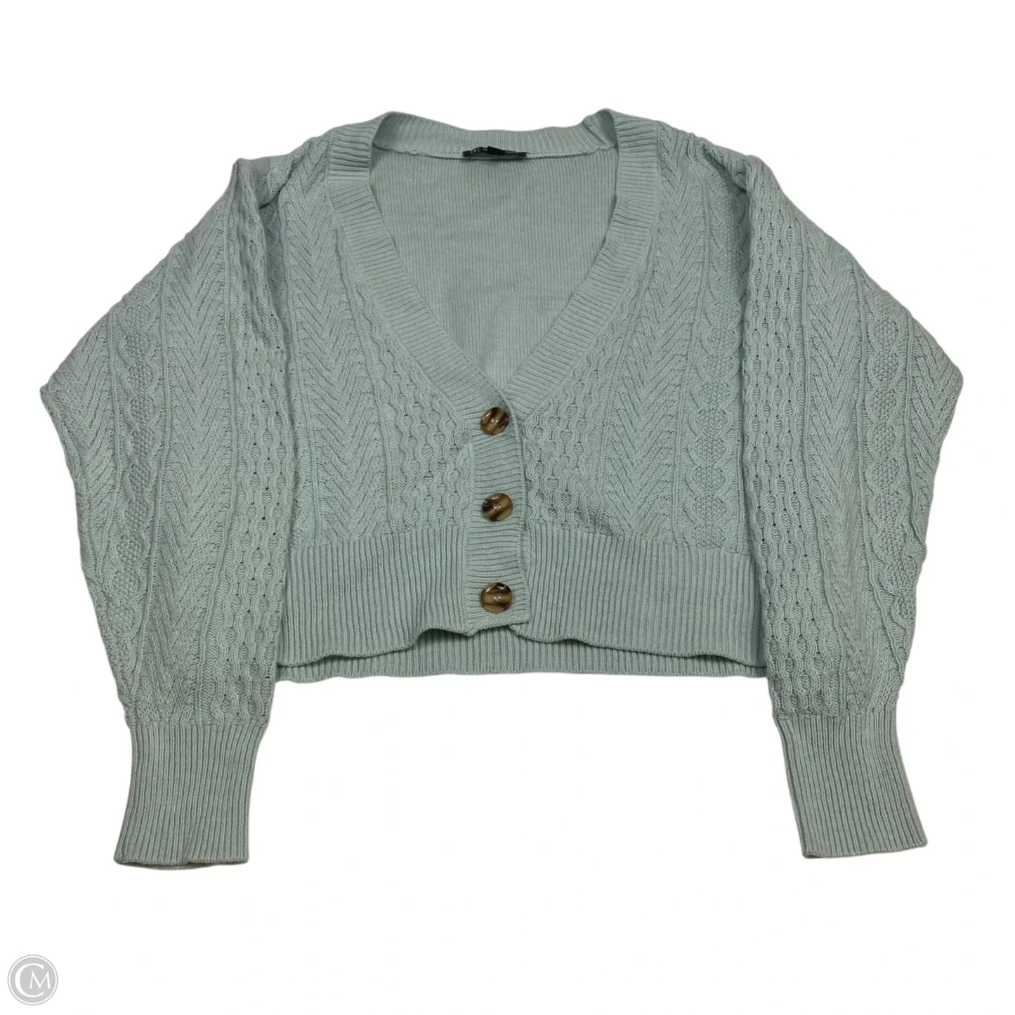 Sweater Cardigan By Inc In Blue, Size: Xl