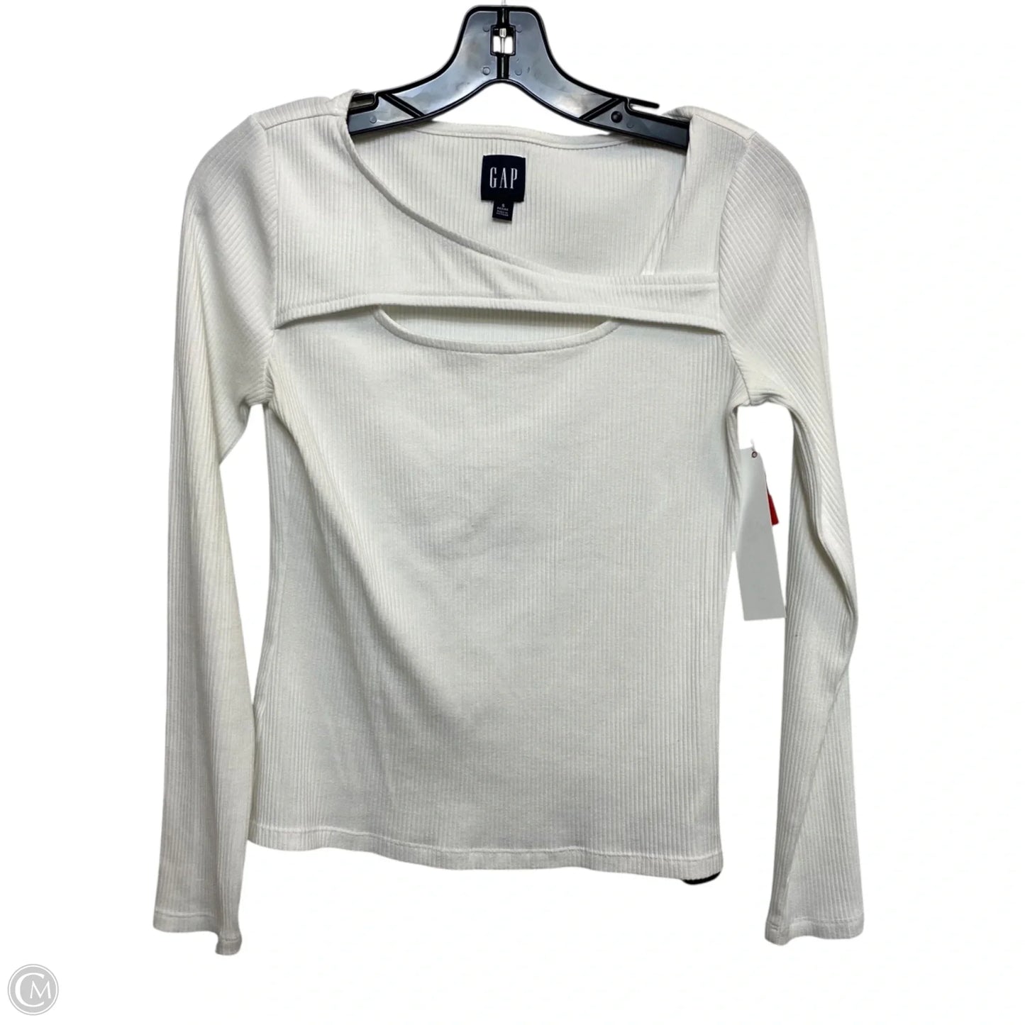 Top Long Sleeve By Gap In Cream, Size: Sp