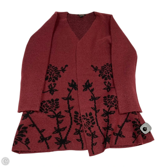 Sweater Cardigan By By Design In Red, Size: L