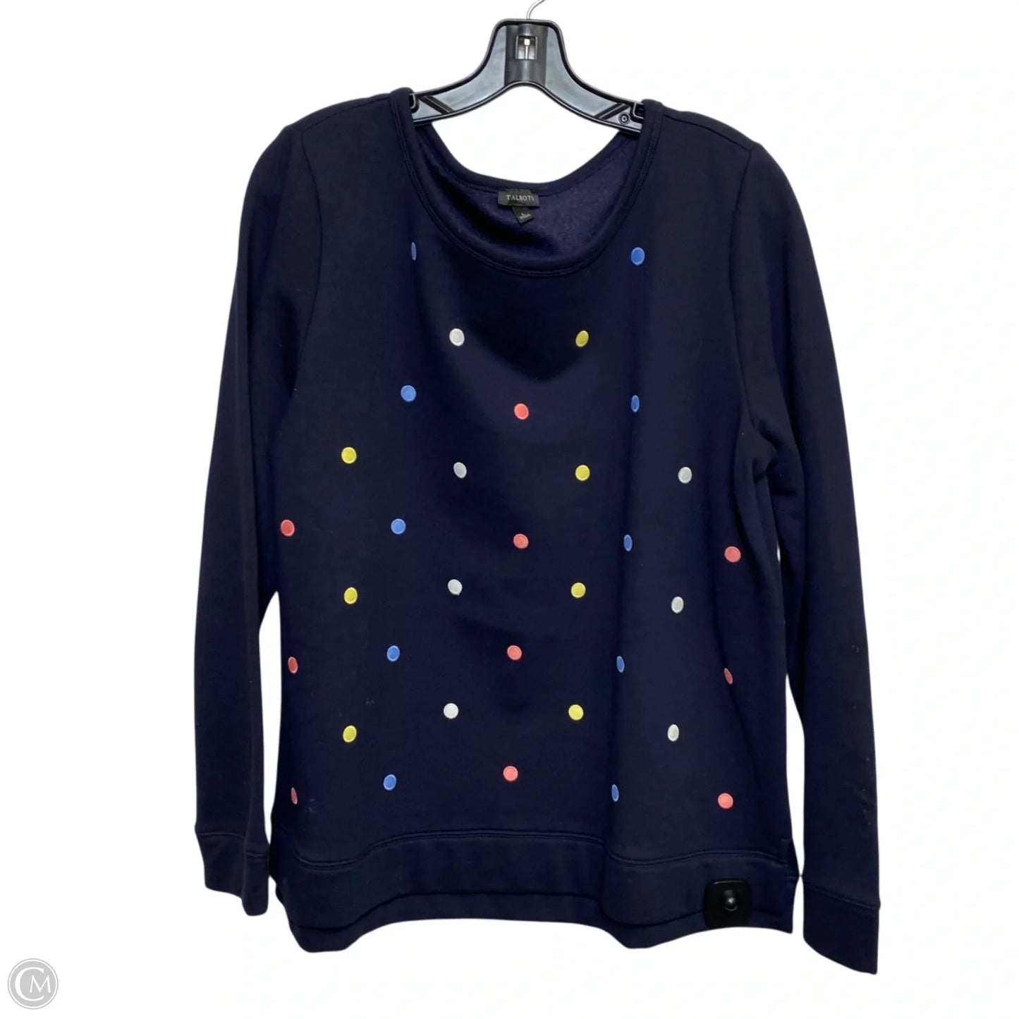 Sweatshirt Crewneck By Talbots In Navy, Size: L