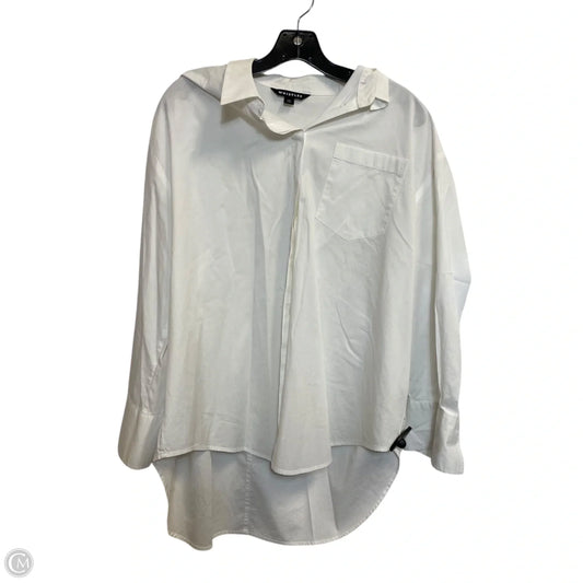 Top Long Sleeve By Whistles In White, Size: S