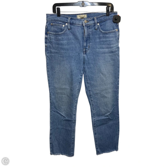 Jeans Straight By Madewell In Blue Denim, Size: 6