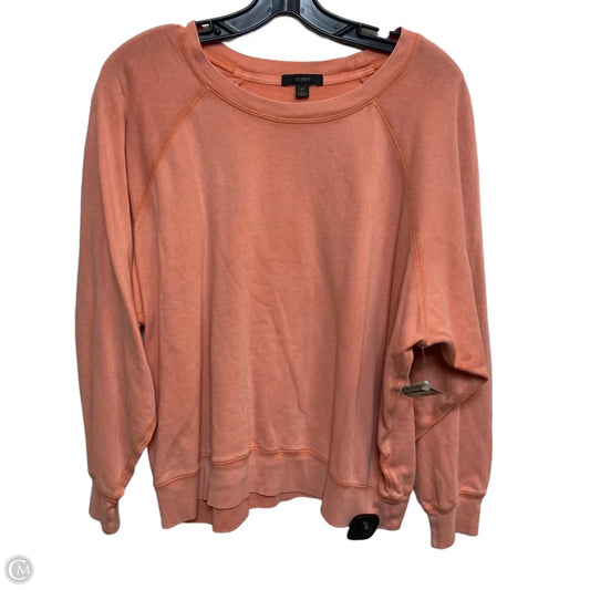 Top Long Sleeve By J. Crew In Peach, Size: M