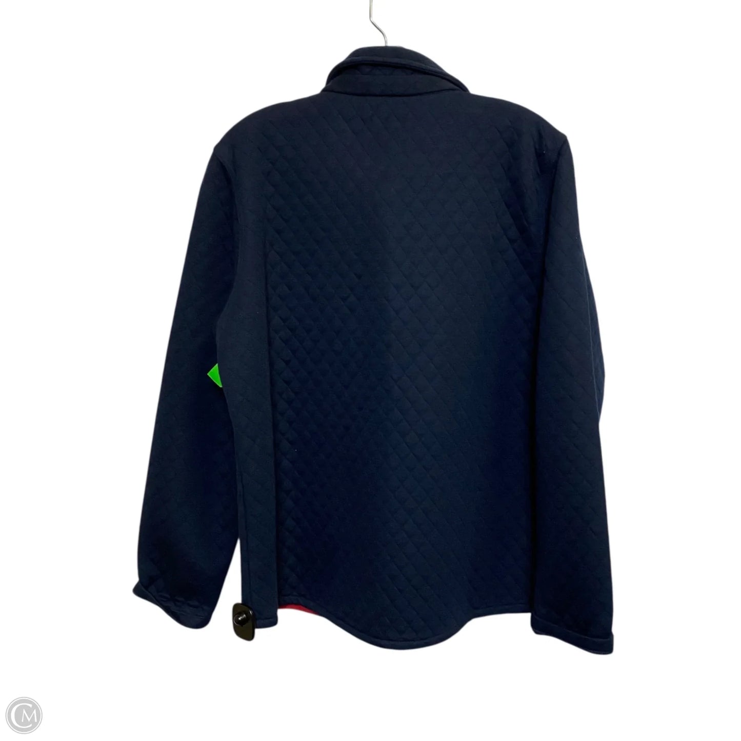 Jacket Shirt By Tommy Hilfiger In Navy, Size: L