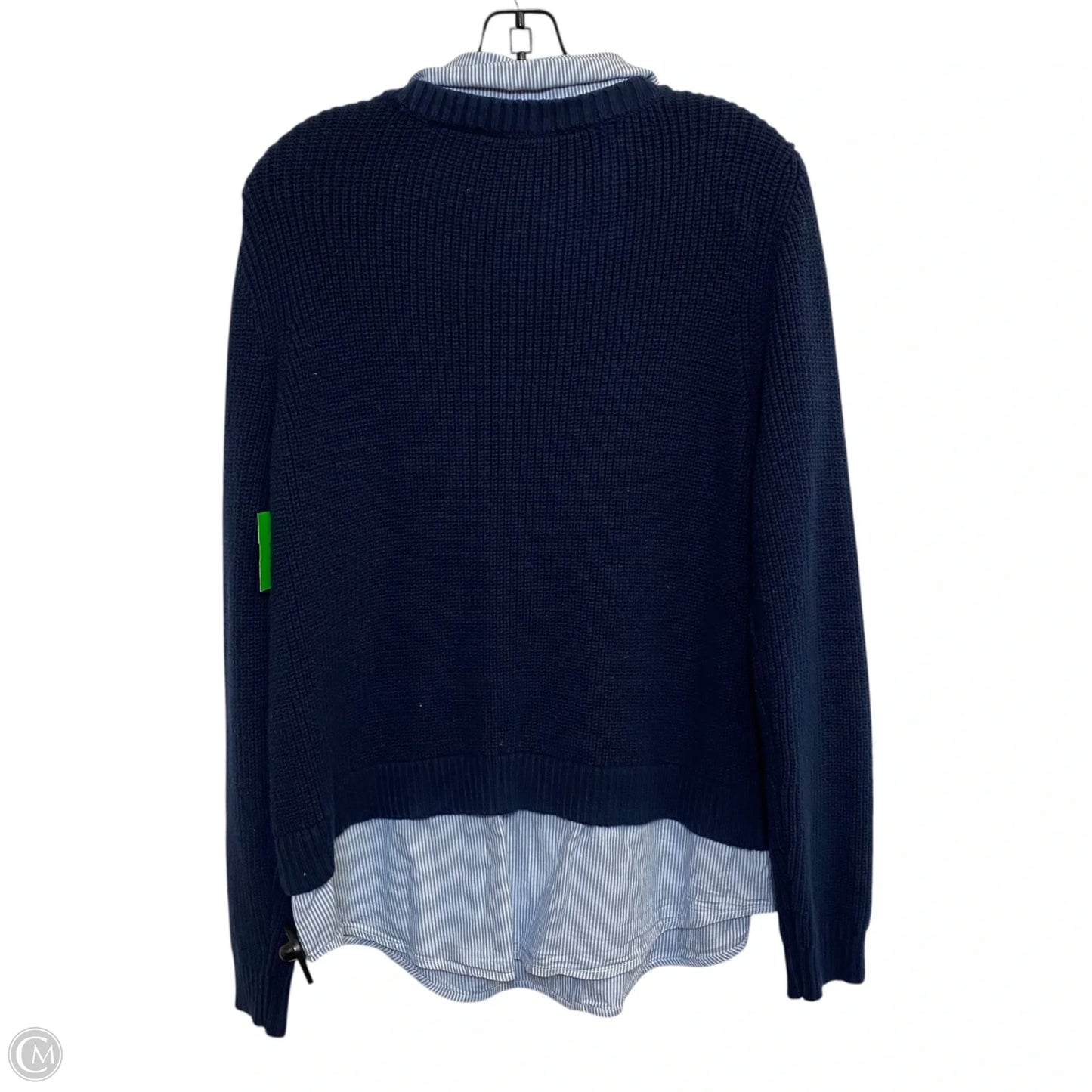 Sweater By Loft In Navy, Size: L