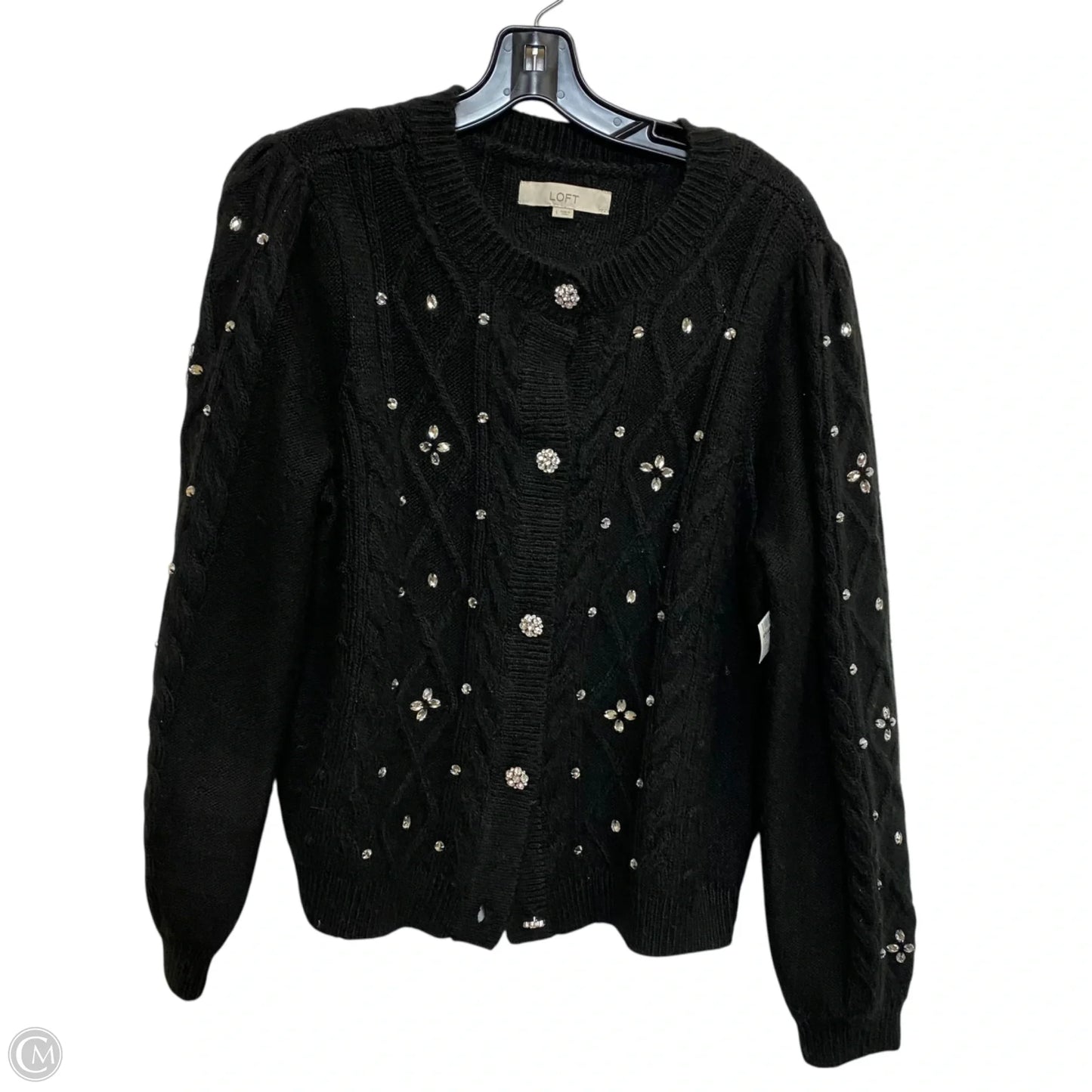 Sweater By Loft In Black, Size: L