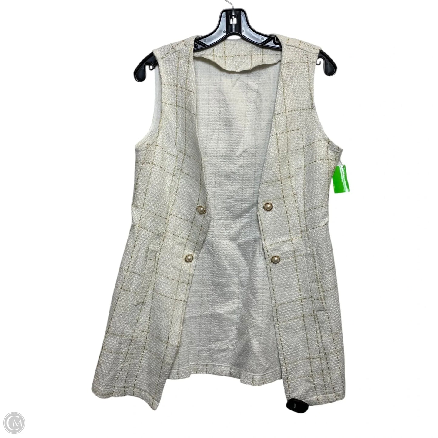 Vest Other By Shein In Cream, Size: S