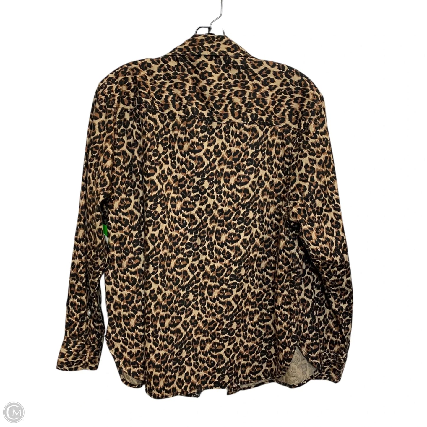 Top Long Sleeve By Aerie In Animal Print, Size: S