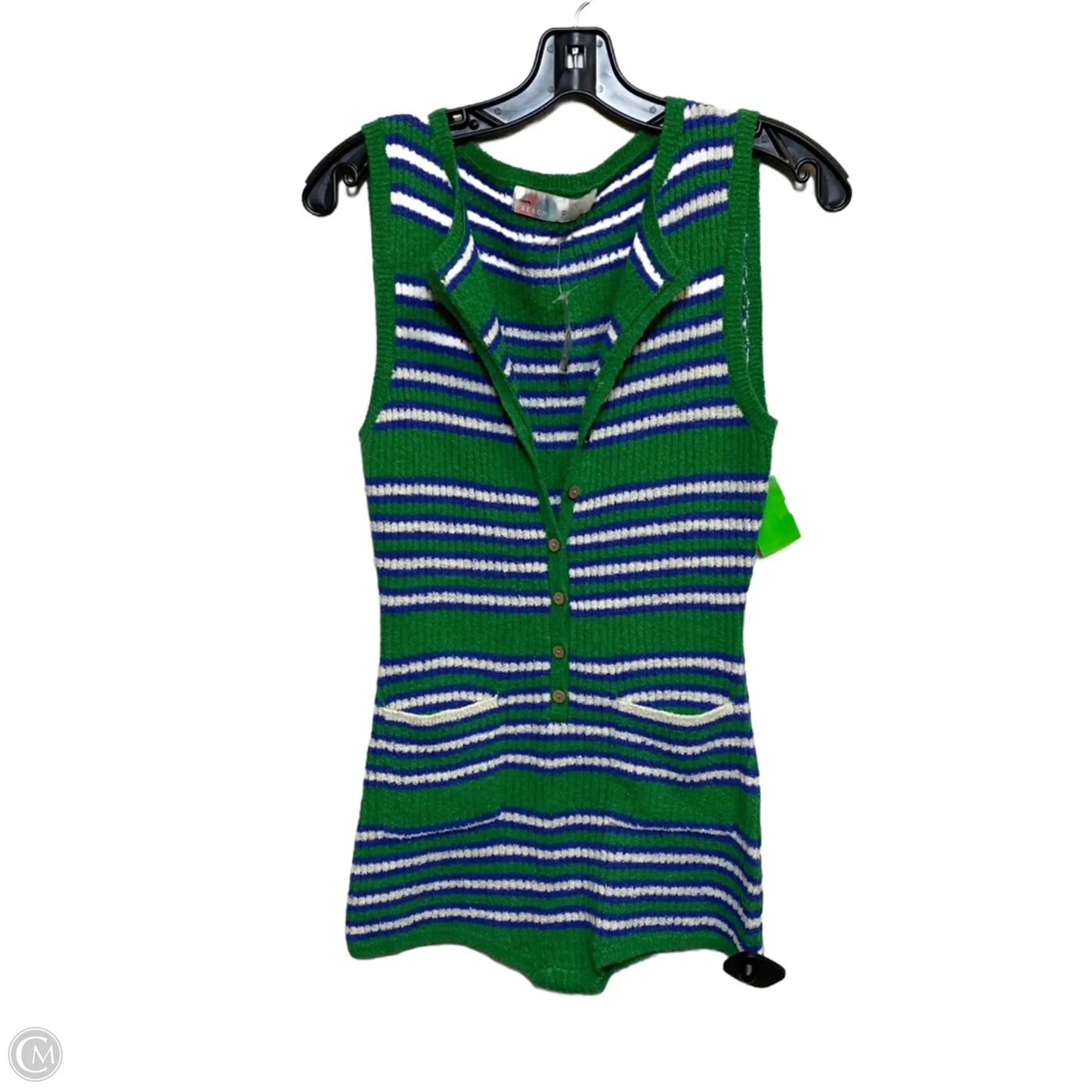 Romper By Free People In Green, Size: Xs