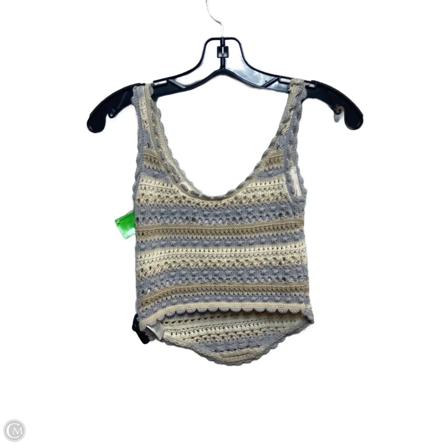 Top Sleeveless By Jessica Simpson In Blue & Cream, Size: S