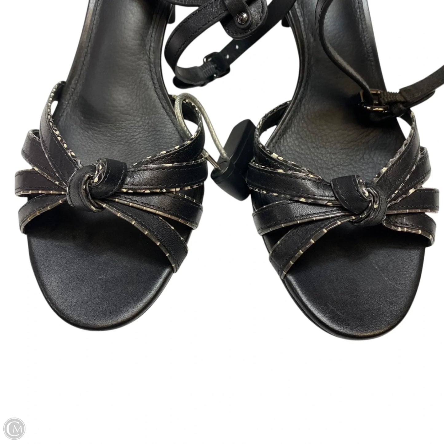 Sandals Designer By Coach In Black, Size: 7.5