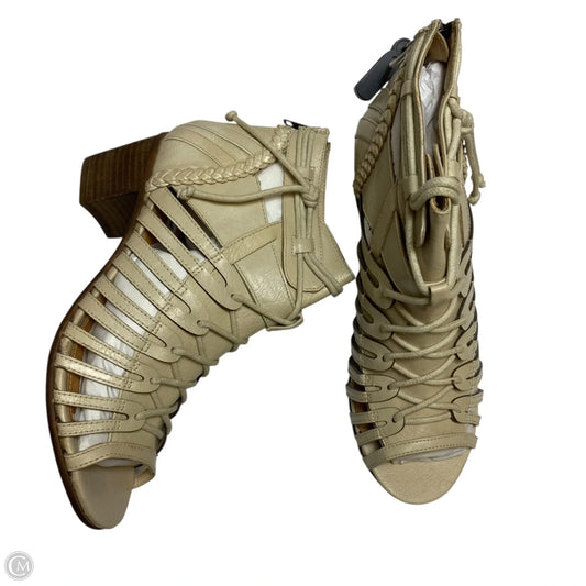 Shoes Heels Block By Not Rated In Cream, Size: 8