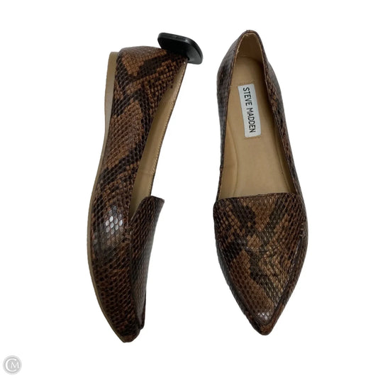 Shoes Flats By Steve Madden In Brown, Size: 8