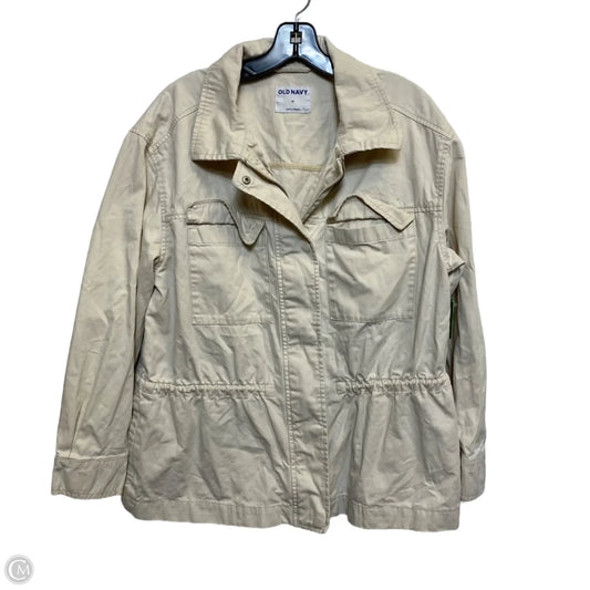 Jacket Utility By Old Navy In Cream, Size: M