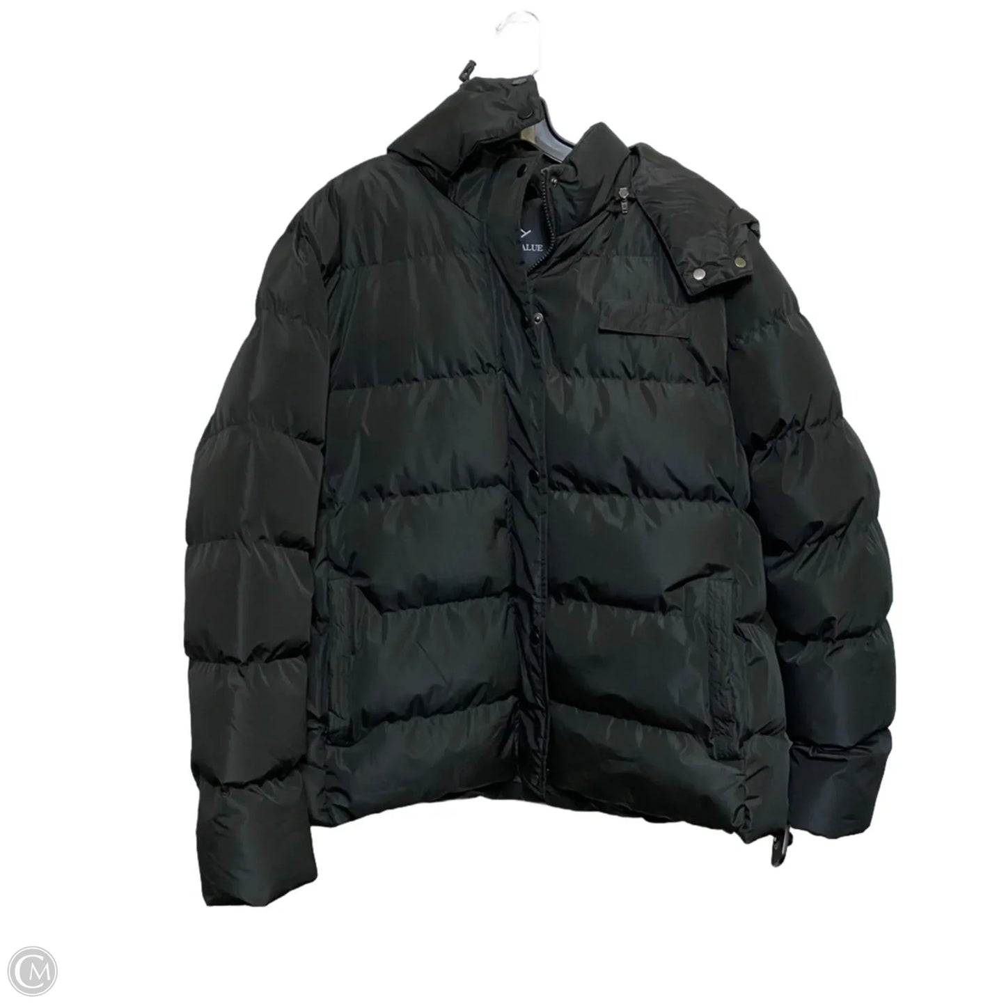 Jacket Puffer & Quilted By Farvalue In Black, Size: 2x