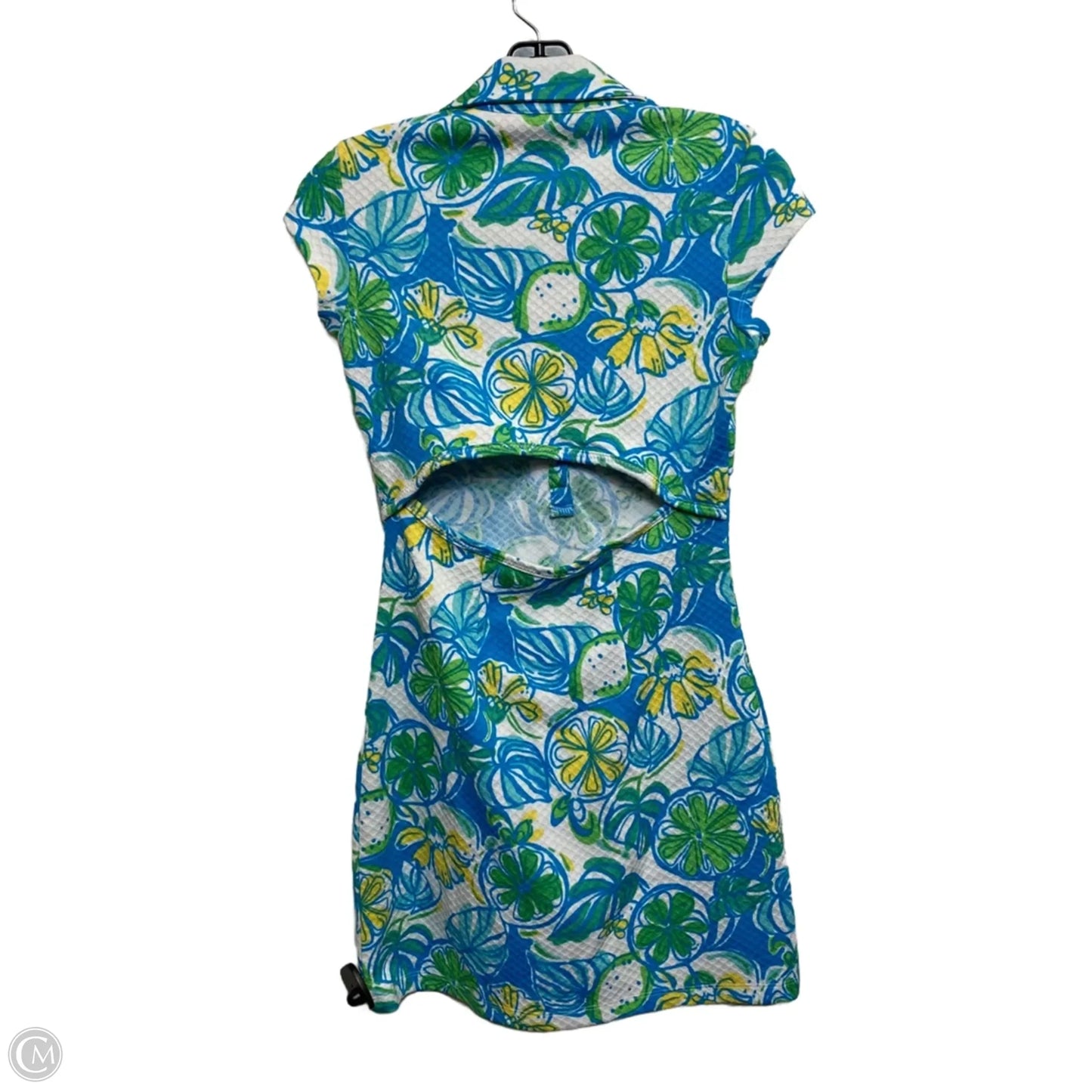 Dress Designer By Lilly Pulitzer In Blue & Green, Size: Xs